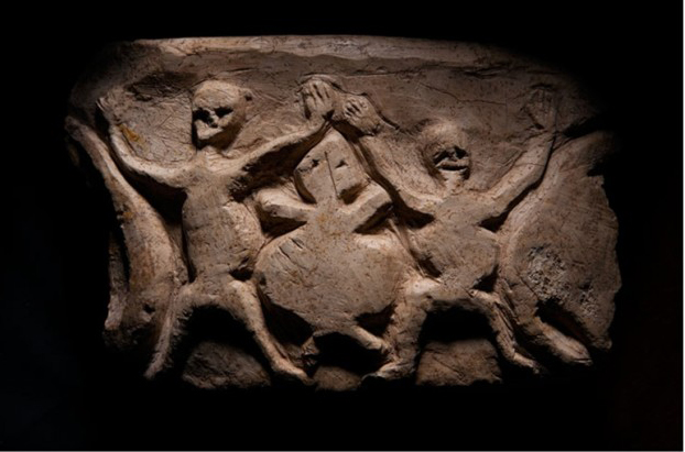 This is from Gobekli Tepe, its over 12 thousand years old. Of all the truly sinister things going on the right now in the world the ongoing effort to cover that site up is the mother of them all.