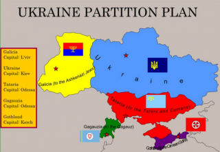 Ukraine Partition map - a spoof, or is it?