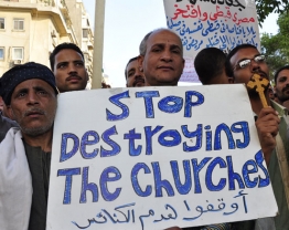 Coptic Christian protest