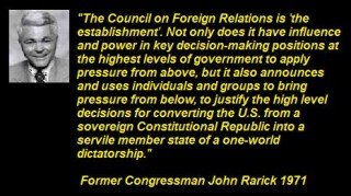 John Rarick on Council on Foreign Relations