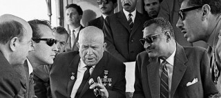 Nikita Khrushchev and Gamal Nasser, 1964