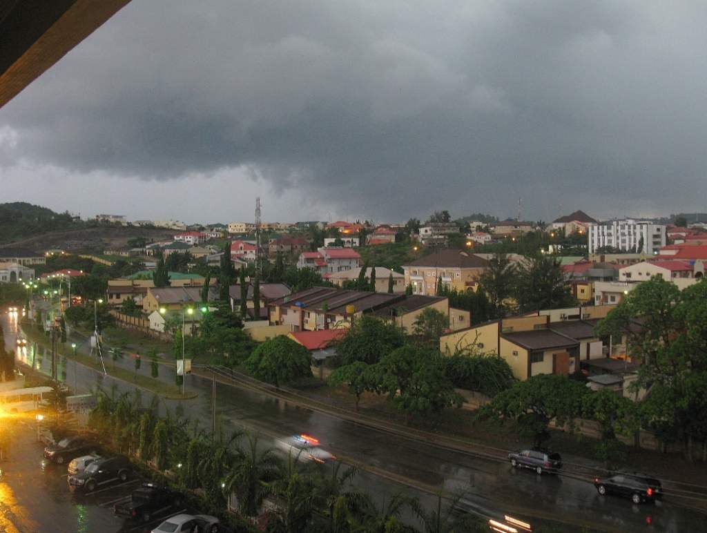 Storm clouds over Abuja, Nigeria - photo by G Duff