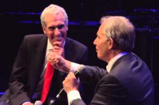 Rev. Nicky Gumbel with Christian Zionist and Credibly Accused War Criminal Tony Blair