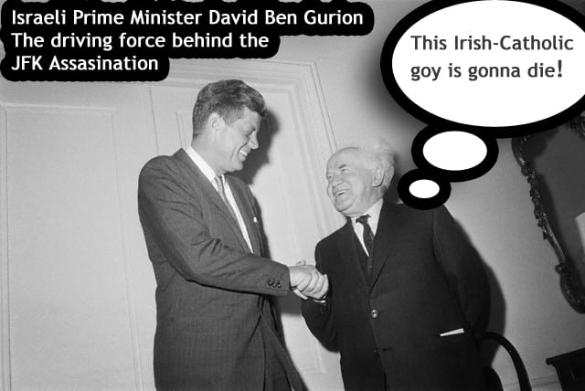 President Kennedy With David Ben Gurion