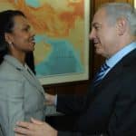 Condoleeza Rice with Binyamin Netanyahu