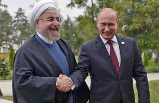 Rouhani with Putin