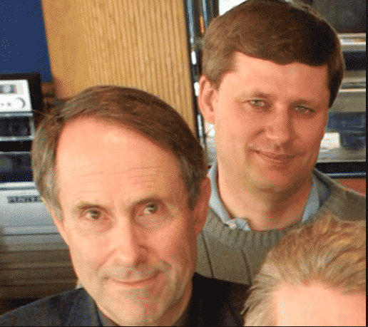 Tom Flanagan and Stephen Harper at the University of Calgary. In 1996 they Co-Authored "Our Own Benign Dictatorship," the Canadian Equivalent of Richard Perle's "Clean Break" Policy Paper Written for Benjamin Netanyahu, also in 1996.