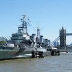 Tower Bridge, HMS Belfast foreground
