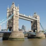 Tower Bridge, downstream