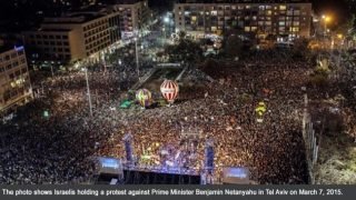 We should have had this many protesting the AIPAC convention and Bibi's Congress Speech