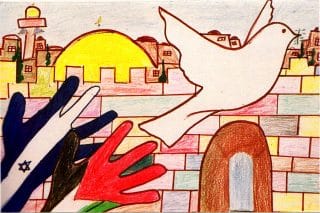 Peace, by a Jerusalem child