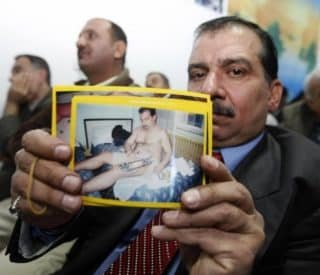 These Iraqis were shot up like targets on the training range