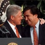 President Clinton with Bill Richardson, then US Secretary of Energy 