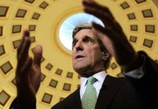 John Kerry with his halo
