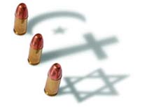 religious violence bullets