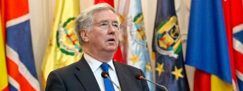 British Defense Secretary Michael Fallon