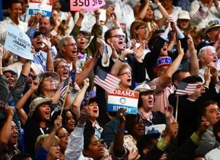 DNC Convention crowd