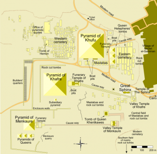 Overhead map of Giza - click to enlarge