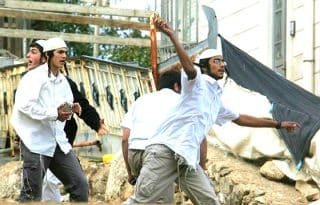 Extremist settlers throw rocks