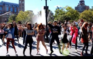 Get your point across with a flash mob