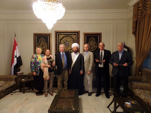 The VT A-team with the Grand Mufti