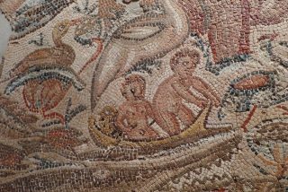 Roman mosaic - The National Museum, Beirut - Jim Dean Archives