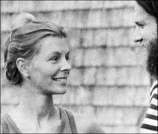 Ira Einhorn and Holly Maddux at Cape Breton Island, summer of 1974. (Note: I (Clem Murray) purchased unlimited rights to this image from Ted Fink for $700 on 12/9/97 for both The INquirer and the Daily News. If there are questions or problems, Ted Fink can be reached at 726 Cornelia Place, Phila 19118.)