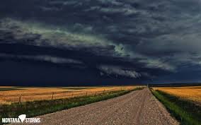 Supercell near Billings - What's in the Rain?
