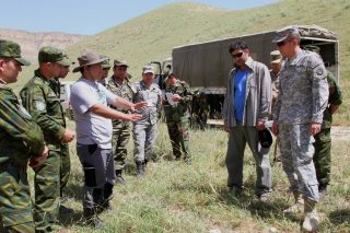 U.S. Army EOD troops conduct training in Tajikistan