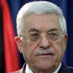Palestinian President Mahmoud Abbas speaks during a press conference on the Palestinian parliamentary elections in Ramallah, January 2006.