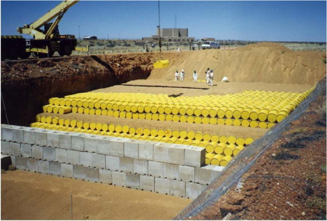 Nuclear waste has to be buried for a very long time before it's deadly radiation has decayed to safe levels.