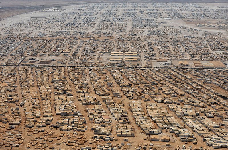 Syrian refugee camp in Jordan