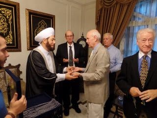 Syria has had untold religious relics destroyed and looted without a single prosecution so far. Grand Mufti says goodbye to VT delegation - Jim Dean Archives