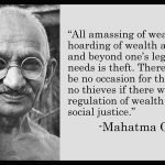 GandhiAmassingOfWealth