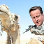 cameron on a camel