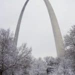 St Louis Arch in Winter – National Park Service  images