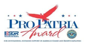 Pro Patria Award Bestowed to Chad Price and MAKO Medical